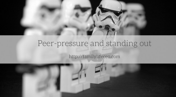 Peer-pressure and standing out