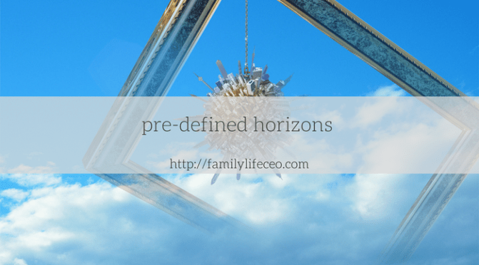 Pre-defined horizons